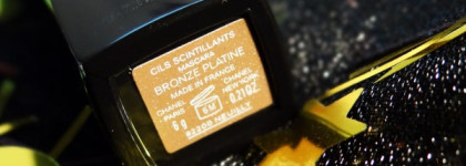 Chanel. Nuit Infinie de Chanel. Cils scintillants mascara gel irise. Sparkling mascara top coat. Bronze Platine