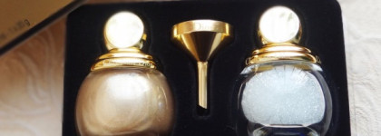 Икра для гурмана. Dior. Golden Winter At Versailles. Diorific Jewel Manicure Duo. Gold nail lacquer base & crystal pearls, 001