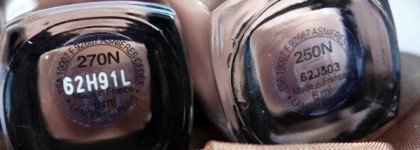 Lancome Vernis in Love Nail Polish  #270 N Chocolat Mordore. Lancome Vernis in Love Nail Polish #250N Beige Poudre