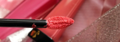 Сахарная пудра на губах с Lancome. L'absolu Velours. Intense Lip Colour Velvet Matte Finish #363, Velours de Petale.  L'absolu Velours. Intense Lip Colour Velvet Matte Finish  #362, Velours de Peche