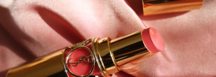 YSL Flower Crush 2014. Yves Saint Laurent  Rouge Volupté Silky - Sensual Radiant Lipstick SPF 15 #32, Corail Jalouse