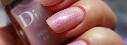 Обзор и сравнение лаков Guerlain Colour Lacquer Long-Lasting Colour & Shine #862, Star dust. Dior Vernis Nail Polish Trianon Edition #187, Perle