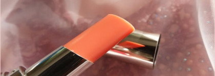 Красивые  губы с YSL Volupte Sheer Candy Glossy Lip Balm Crystal Color #02, Dewy Papaya  &  Dior Addict Lip Glow Color Reviver Balm   #004, Coral