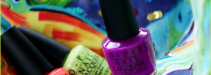 Только сегодня свободу на волю с лаками OPI Neons by OPI Brights 2014. OPI Nail Lacquer Push and Pur-Pull NL N37,  Life Gave me Lemons NL N33,  Down to the Core-al NL N38