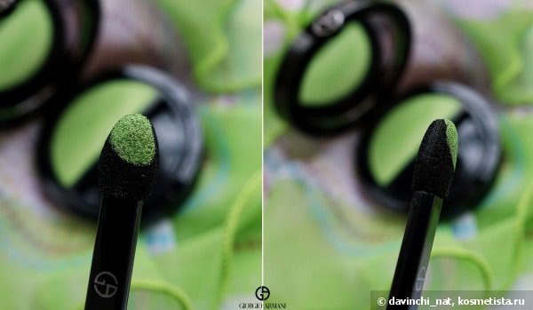Когда хочется праздника и зелени. Giorgio Armani Eyes To Kill Macro-Color Eyeshadow Solo #17 Green Viper