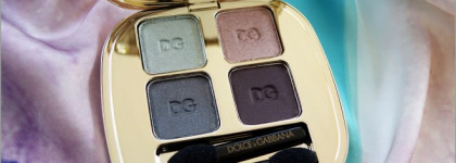 Охлажденный мятный коктейль. Dolce&Gabbana The Eyeshadow Smooth Eye Colour Quad #155 Fabulous