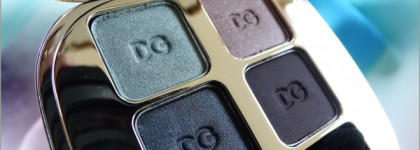 Охлажденный мятный коктейль. Dolce&Gabbana The Eyeshadow Smooth Eye Colour Quad #155 Fabulous