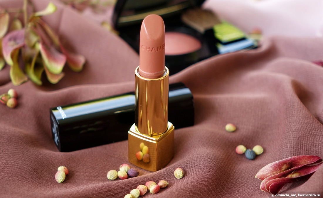 Chanel Les Automnales Fall 2015 Collection. Chanel Rouge Allure Luminuous Intense  Lip Colour #162, Pensive. Chanel Joues Contrasre Powder Blush #260, Alezane, Отзывы покупателей