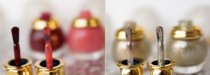 Рождество. Dior Diorific Vernis 001 State of Gold, 991 Mystère, 454 Secret, 227 Gris-Or