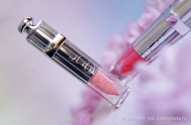 Питательный флюид для губ. Dior Addict Milky Tint Nourishing Lip Fluid Wet Effect #156 Milky Pastel, #376 Milky Pop