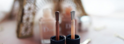 Dior Skyline Makeupe Collection Fall 2016. Dior Vernis Couture Colour Gel Shine And Long Wear Nail Lacquer #112 Minimal, #522 Abstract