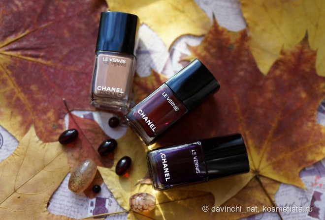 Chanel Le Vernis Longwear Nail Colour #505 Particuliere, 514 Roubachka, 18 Rouge Noir