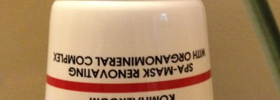 Кора и Payot. Две маски с органоминеральными комплексами