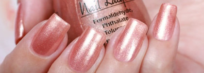 "Шелковые" ноготки с Nubar Peach Sherbet