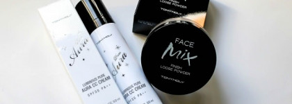 Tony Moly Pure Aura CC Cream, Tony Moly Face Mix Finish Loose Powder