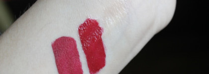 Seventeen All Day Lip Color в оттенках 08 Dark Red, 11 Rose Lilac, 02 Natural Beige