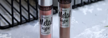 Жидкие тени Lux Visage Metal Hype 3 и 6