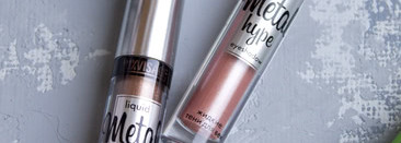 Жидкие тени Lux Visage Metal Hype 3 и 6