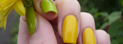 Есть в осени первоначальной короткая, но дивная пора или двойной маникюр с Golden Rose Rich Color № 36 и 48