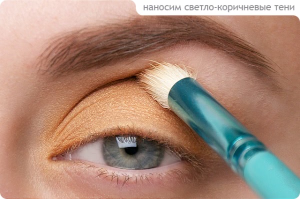 Tutorial. Autumn Duo - Green & Orange Eyes Make-up