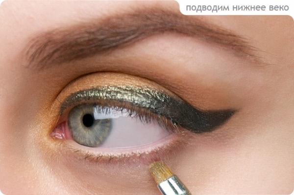 Tutorial. Autumn Duo - Green & Orange Eyes Make-up