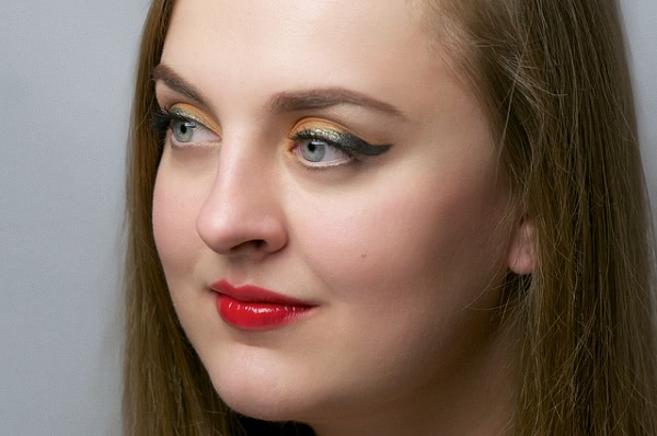 Tutorial. Autumn Duo - Green & Orange Eyes Make-up