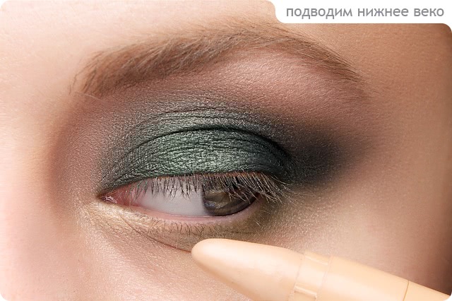Tutorial. Green Smokey Eyes