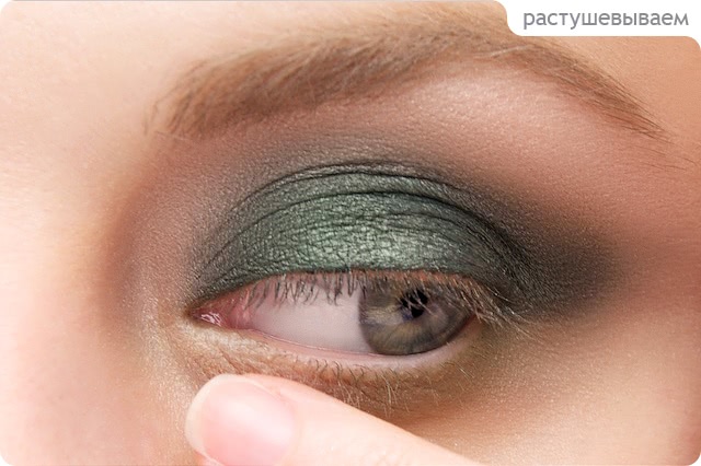 Tutorial. Green Smokey Eyes