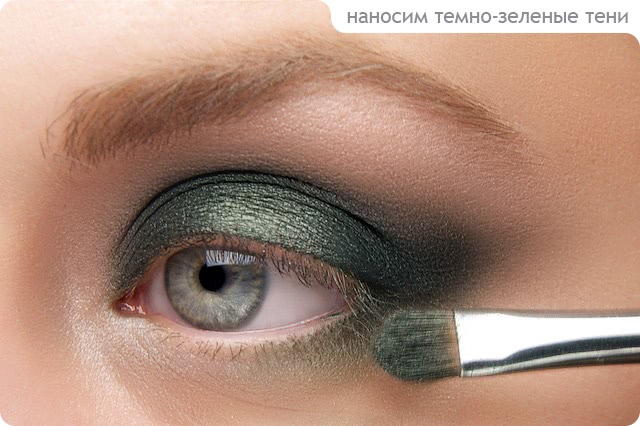 Tutorial. Green Smokey Eyes