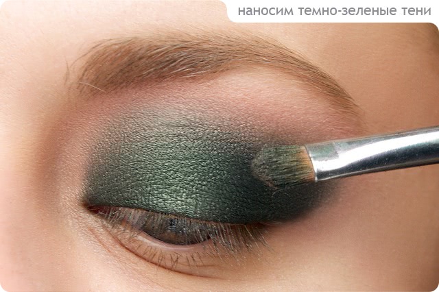 Tutorial. Green Smokey Eyes
