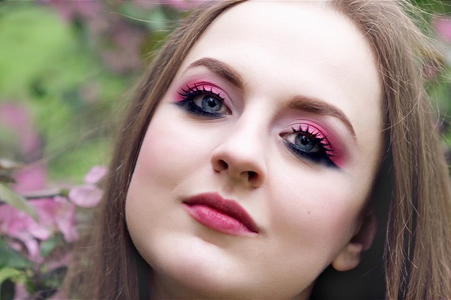 Tutorial. Japanese Pink On Eyes