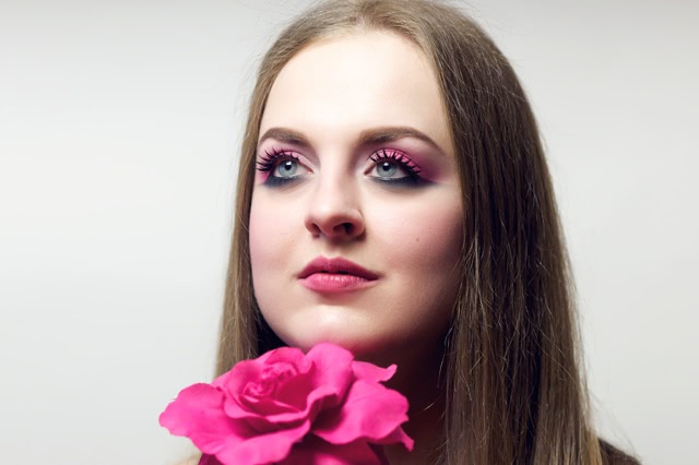 Tutorial. Japanese Pink On Eyes
