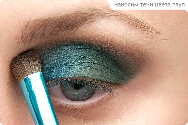 Tutorial. Turquoise Makeup