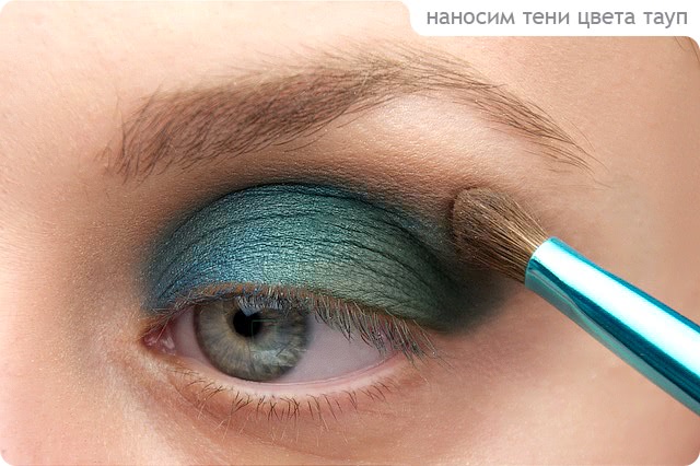 Tutorial. Turquoise Makeup