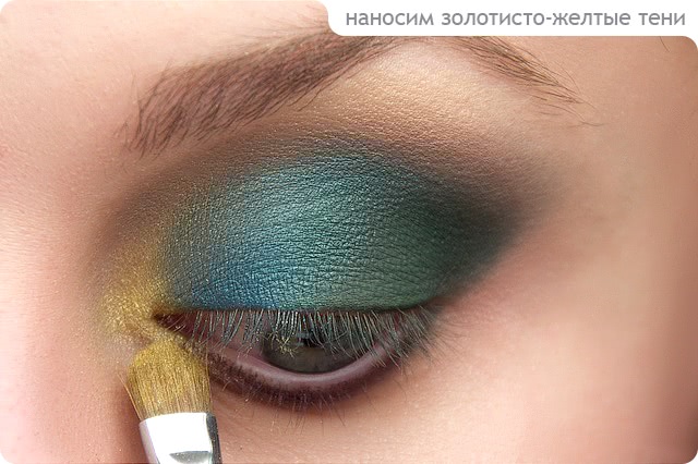 Tutorial. Turquoise Makeup