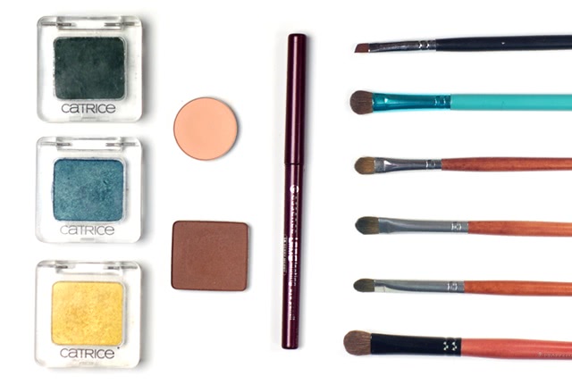 Tutorial. Turquoise Makeup