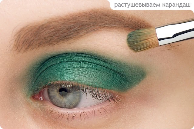 Tutorial. Green & Gold Eye Makeup