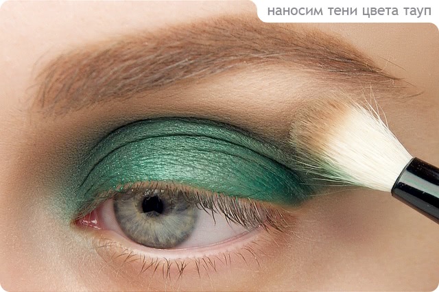 Tutorial. Green & Gold Eye Makeup