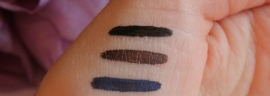 Жидкие подводки Lancome Artliner Precision Point EyeLiner #2 Brown and #3 Blue, Lancome Artliner 24h Bold Color Precision Eyeliner #01 Black diamond
