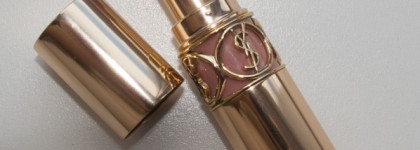 Нюды: MAC Sheen supreme lipstick Bare Again и YSL Rouge Volupté Silky Sensual Radiant Lipstick SPF 15 #2