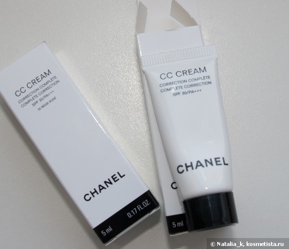 Chanel CC Cream Complete Correction SPF 30 PA+++ 32 Beige rose