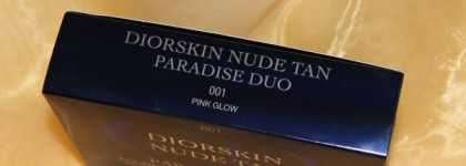 Dior Diorskin Nude Tan Paradise Duo Iridescent Blush & Bronzing Powder with kabuki brush #001 Pink Glow