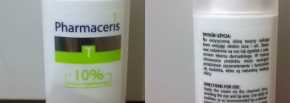 Pharmaceris T-series sebo-almond peel 10%. Exfoliating night cream with 10% mandelic acid grade II exfoliation