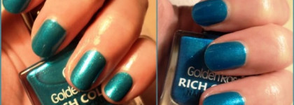 Golden Rose Rich Color #39 и Golden Rose Jolly Jewels #107: catch a mermaid in the wave