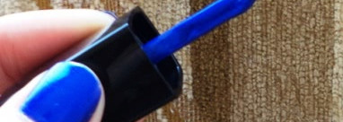 "Ледяная синева": Avon Nailwear Pro + Cosmic Blue