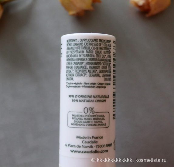 Гигиеническая помада Caudalie Lip Conditioner