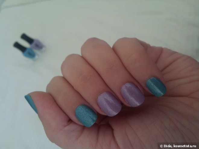 Если в городе лето - Nail look Blue marine и Bora bora