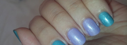 Если в городе лето - Nail look Blue marine и Bora bora