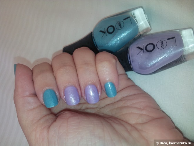 Если в городе лето - Nail look Blue marine и Bora bora