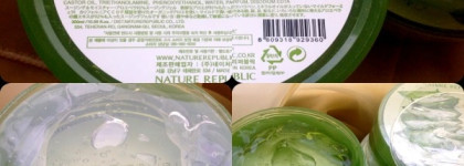 Nature Republic Aloe Vera 92% soothing gel, 300ml